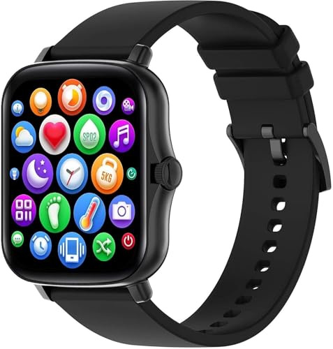 Smartwatch, 1.69 HD Orologio Smartwatch Uomo Donna con funzione chiamata, 113+ Sportive Smart Watch con Contapassi/Cardiofrequenzimetro/Sonno, Impermeabil IP68 Fitness Tracker per iOS Android