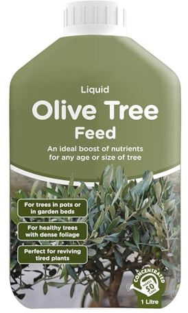 Vitax Olive Tree Liquid Feed 1L, Specialist Fertiliser for Healthy Growth, Vibrant Foliage, Strong Roots and Fruit Development, Suitable for Pots Containers and Ground Planting Green - 1 Pack