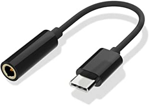 iplusmile 2piezas Adaptador De Audio De Tipo c Conector USB-c Macho Hembra Auxiliar por Paquete para Auriculares Coche o Viaje
