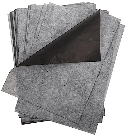 Artibetter Papier Carbone Transfert Graphite A4 Noir 100 Feuilles Papier Transfert à Dessin Pour Artistes Et Artisans Maison Et Bureau Utilisation Facile Projets Créatifs