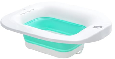 ROMISBABA Elektrisches Sitzbad Becken für Damen Ergonomisch Geformt Sanfte Reinigung und Schmerzlinderung bei Schwangerschaft Wochenbett Hämorrhoiden und Senioren Einfach zu Reinigen
