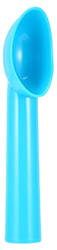 Cuchara para Helado de Plástico PP, Azul, 18x4x3cm, Anticongelante - Diseño Ergonómico, Material Seguro y Duradero, Ideal para Cocina y Postres