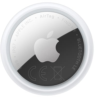 Apple AirTag (2.ª generación): Permite localizar Llaves, Carteras y más; función de localización con Sonido; hasta 1,5 Veces más Alcance en Búsqueda de Precisión