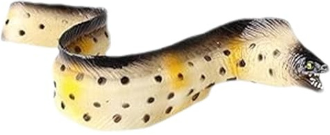 Whnbuij Aal Spielzeug Figur, Murena Spielzeug - Figuren Modell Meerestiere - Tiermodell-Figur, Realistische Tierfigurenverzierung, kognitiv pädagogisch