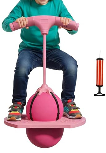 Balans hoppbollsbräda - balans hoppboll för barn Hoppboll för barn - inklusive luftpump, barnvänliga lekredskap | pojkar flickor sport fest födelsedag gymnastik övning
