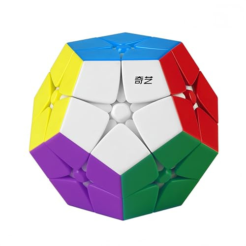 AcePitCub QY Toys Megaminx 2x2 Cube Stickerless,Gigaminx 2x2 Dodecahedron Speed Cube