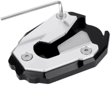 För tigerfot sidostöd Förstorare förlängningsstödplatta Expander för motorcykelställ(Silver)