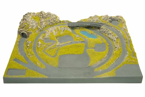 NOCH® Fertiggelände „Serfaus“, mit Struktur-Hartschaum Diorama, für Spur Z Modelleisenbahn perfekt für Alpendorf-Landschaft