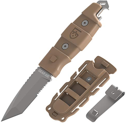 GEAR AID Kotu Tanto Couteau de survie Coyote Taille unique