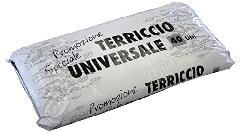 Fertil Terriccio Universale di Qualità per Piante da Interno ed Esterno con Torba Bionda di Sfagno Adatto a Tutte le Piante Sacco 40 litri
