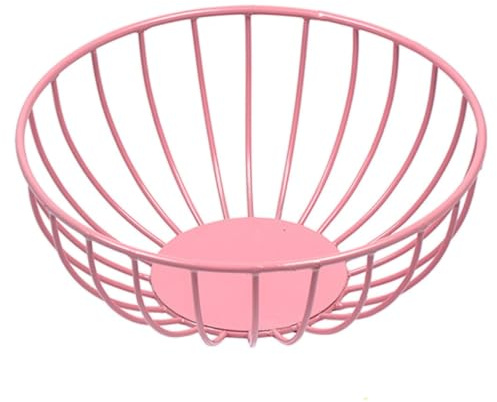 Marrakesch Orient & Mediterran Interior Ailika Corbeille à fruits en métal rose 20 cm - Design scandinave