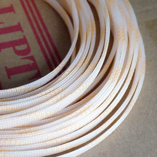 1/10 m 2 4 6 8 10 12 14 16 18 20 25 30 40 mm hochdichte PET-geflochtene, erweiterbare Hülse, Drahtwicklung, isolierte Nylon-Schutzhülle, transparentes Gold, 12 mm, 1 Meter