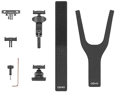 DJI - Kit de Accesorios para Ciclismo en Carretera Osmo Action, Compatibilidad: Osmo Action 3, Osmo Action 4