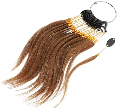 Kit Coloration Cheveux 30 Pièces en Cheveux Humain pour Test Couleur | Échantillons Beauté pour Salon, Stockage Longue Durée, Usage Professionnel, Fourni aux Coiffeurs et Fabricants