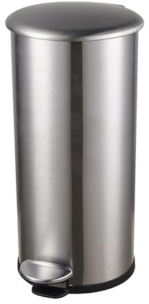 helit H2406500 - Poubelle the zinc 12 litres, poubelle en inox, poubelle à pédale, poubelle