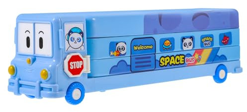 VILLCASE Federmäppchen in Cartoon-Form Kleines Federmäppchen Mit Großem Stifte-Organizer Praktische Stiftebox Aus Reißfestem Material Für Bleistifte Kugelschreiber Lineale Und Leicht