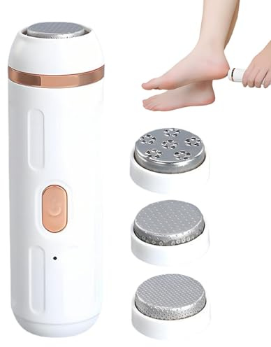 Quitacallos de pedicura eléctrico - Archivo de pie recargable para piel lisa | Velocidad ajustable portátil Remover la piel dura para el cuidado de los pies