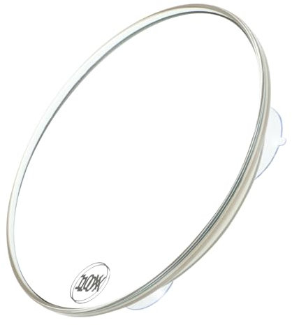 BESTYASH Specchio Ingranditore Ventosa Monofacciale 150mm 10x Ingrandimento Per Trucco Bagno Portatile Senza Foratura Alta Definizione Per Doccia Casa
