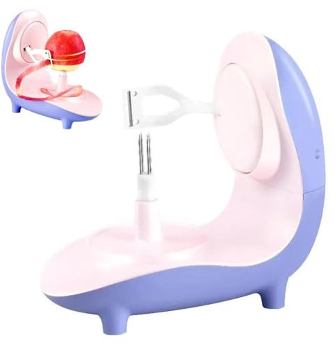 Ainiupi Pelador eléctrico de manzanas, grosor ajustable, multifuncional, pelador de frutas y verduras, portátil para el hogar, cocina, pelador rápido para frutas, patatas, zanahorias