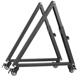 32-65 Inch Low Height Movable Tripod Stage Screen Cart TV Stand Cold-Rolled Sheet Material for Flat Screen TVs(32-65 inch Tripod)