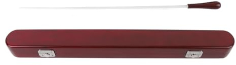 Vroomoto Dirigentstafett i Glasfiber, granträ, Handtag, 39 Cm, Musikband, Orkester