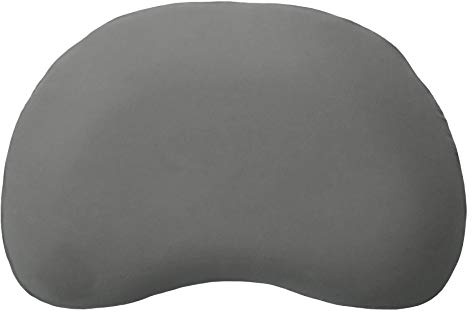 Edda Lux® Bezug passend für Tempur Curve Kissen, 61x40 cm, in Schiefer | Jersey Kissenbezug für Curve S (61x40x9,5 cm) und M (61x40x11 cm) Kopfkissen, aus 100% Baumwolle mit Reißverschluss