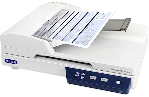 Xerox XD-Combo Duplex Combo Flachbett-Dokumentenscanner für PC und Mac, automatischer Dokumenteneinzug (ADF)