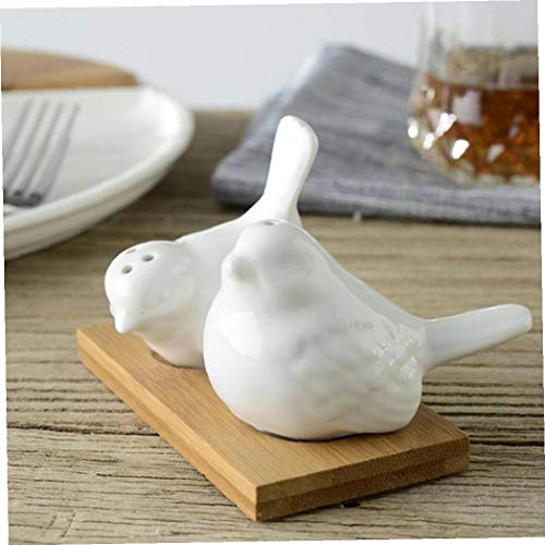 2 Stück Liebe-Vogel-Salz-Pfeffer-Streuer Töpfe Spice Menage Caster Würzen