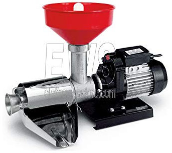 REBER SPREMIPOMODORO HP 0.80 600 WATT accessori inox imbuto in plastica semi-professionale