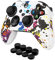 TNP Hülle für Xbox Series X/S Controller, Xbox Series S/X Controller Case, Schutzhülle aus weiches rutschfestes Silikon Skin, Anti-Rutsche Griffe, Spielenzubehör, mit 8x Daumengriffkappen, Spritzer