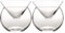 DUEBEL Lot de 2 couverts à caviar en verre - Pour martini, vin, liqueur