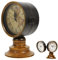 Nicoone Horloge de bureau vintage de style européen, horloge de chevet rétro, horloge double face en fer pour chambre à coucher, bureau, salle à manger, bar