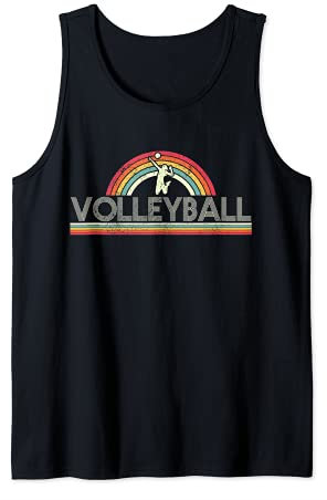 Volleyball Beach Volleyball Vintage Retro Geschenk Tank Top
