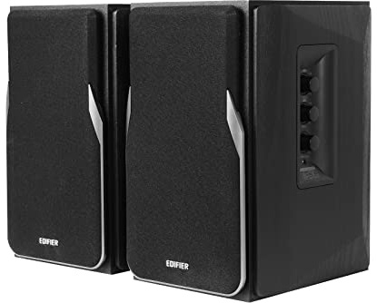 Edifier R1380DB Active Bluetooth Bookshelf Speakers - Optical/Coaxial Input - 2.0 Wireless Studio Monitor Speaker - 42W RMS (Black)