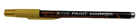 Competitive Advantage Enamel Paint Marker | MPD-X | Durable Markings for Extreme Conditions | (14) Colors | (4) Styles | (4) Sizes | (Yellow, Fine)