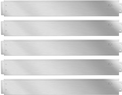 KESSER® Bordure de Jardin Métal | Barrière Pelouse + Gants 50m 100x18cm Bordure de Parterre métallique Tôles pour Gazon Palissade Argent