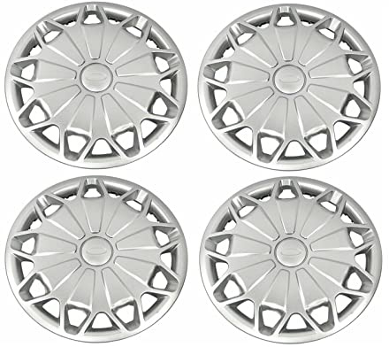 ENVA Radkappen, 4 x, 16 Zoll, Schwarz, Kunststoff, Für Transit MK8 ab 2014, Transit Custom ab 2012, OEM: 1763877 / BK21-1130-BA /2040066