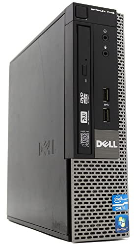 Dell Optiplex 7010 USDT Mini Desktop-PC | Core i5 bis zu 3,80 GHz Windows 11 Pro | 8 GB RAM SSD 240 GB | Serielle Schnittstelle RS232 | Small PC Unternehmen Büro Schreibtisch (überholt)