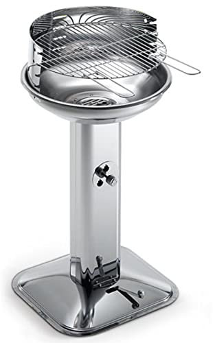 La zappa Barbecue colonna in acciaio inox Venus 480 Pro System a carbonella da 44 cm