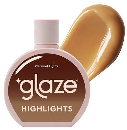 Glaze Supergloss Color Conditioning Gloss – Hydrating Semi-Permanent Color Hair Gloss & Shine Boost – Color Depositing Mask - Vegan, Cruelty-Free – 190ml - Caramel Lights - Warm Caramel Toner