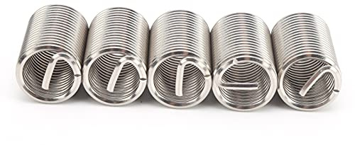 Reparatureinsätze für Gewinde aus Edelstahl, Gewindeeinsätze, M20 x 2,5 x 2,5 D, Reparaturwerkzeug, 5 Stück