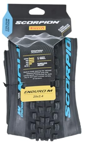 Pirelli Scorpion Enduro M Turchese Label 29 x 2.4 1x MTB-Reifen 29 Zoll Enduro Trail Reifen Mixed Terrain MTB Tire Fahrradreifen Tubeless Ready TLR Mountainbike Reifen Downhill Faltreifen 60-622