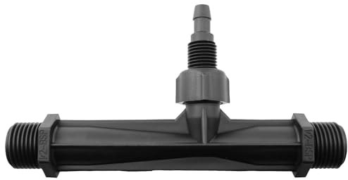TAODAN Manguera de riego mezclador de fertilizante de succión de 1,27 cm, riego por goteo, manguera de inyección de fertilizante Venturi para jardín al aire libre, agricultura, equipos de riego,
