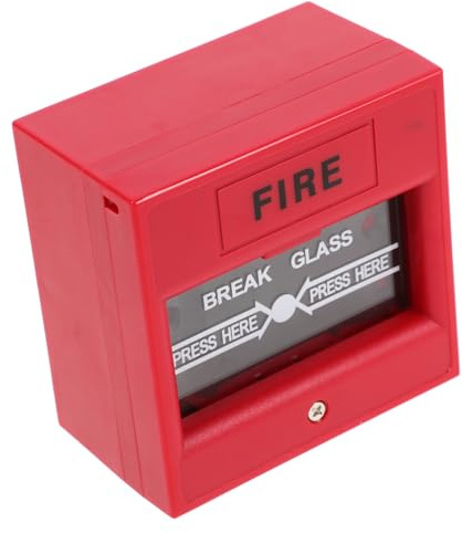 WHAMVOX Glass Break Alarm Button Emergency Access Control for Fire Exit Compact Device for Home Office and Store Use