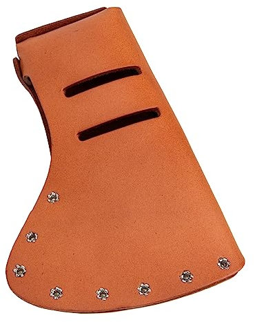 Happyyami Axt Beil Schutzhülle Aus Rindsleder Für Outdoor Einsatz Tragbarer Klingenschutz Mit Robuster Verarbeitung Und Langlebigem Schutz