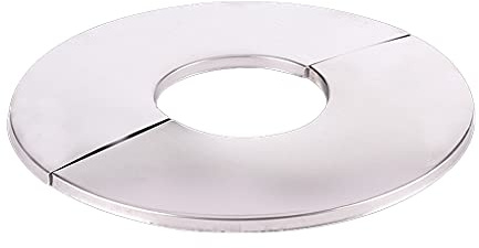 Flangia divisa da parete in acciaio inox piastra rotonda per tubi dell'acqua coperture da parete adatte per rubinetti da cucina, lavandini, servizi igienici
