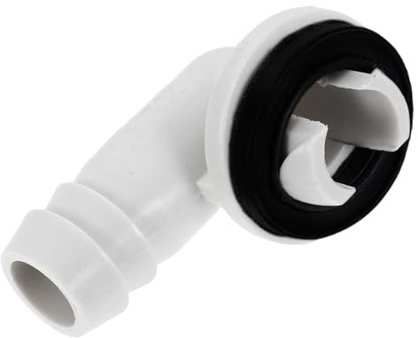 SHINEOFI Gomito Per Scarico Condizionatore D'aria in Materiale Abs Raccordo Di Drenaggio Per Tubo Di Scarico Della Condensa Compatibile Con Unità