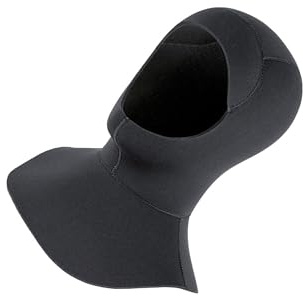 YIXANNX Neoprene Swim Hat Unisex Elastic Diving Wetsuit Hood With Neck Warmer Comfortable And Warm Keeping MaterialMade Of Neoprene Elastic Waterproof Swimming Hat With Neck Warmer, 5mm L/XL