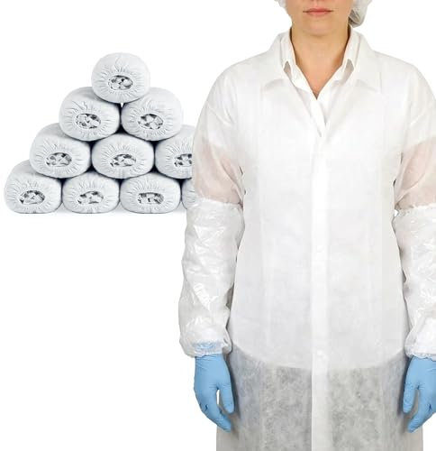 SITE KING Disposable Oversleeves Waterproof, Elasticated Arm Protectors, Lightweight PE Sleeve Covers for Hygiene, Food Handling, Cleaning & Medical Use (2000 Pairs) 100 x 20 pack