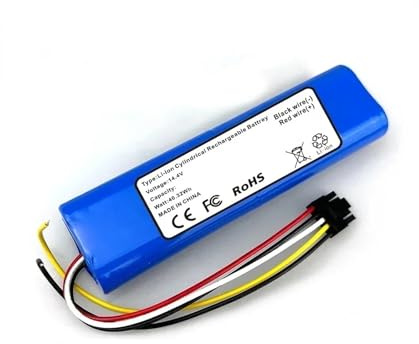 Batería de Repuesto Li-Ion 2800mAh 14.4V, Compatible con Cecotec Conga 3090 3091 3092 1690 1890 2090 Aspiradora Robot Repuestos(2800mah)